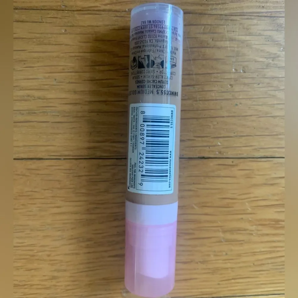 NYX Bare With me Concealer Serum Medium Gold